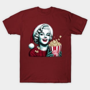 Christmas Santa Marilyn Monroe 38 T-Shirt